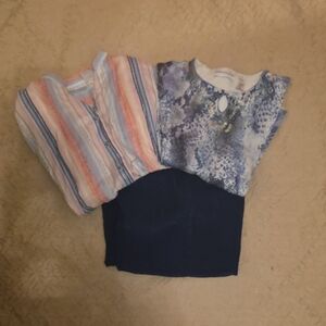 Lot of 3 Pieces Alfred Dunner 2 Tops, 1 Pants, 2 Different Looks!